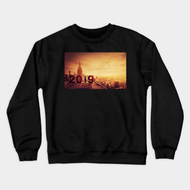 2019 Crewneck Sweatshirt by 1STunningArt